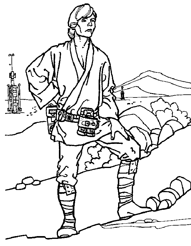 a new hope coloring pages - photo #1