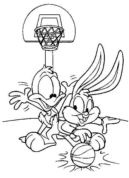 babs bunny coloring pages - photo #23