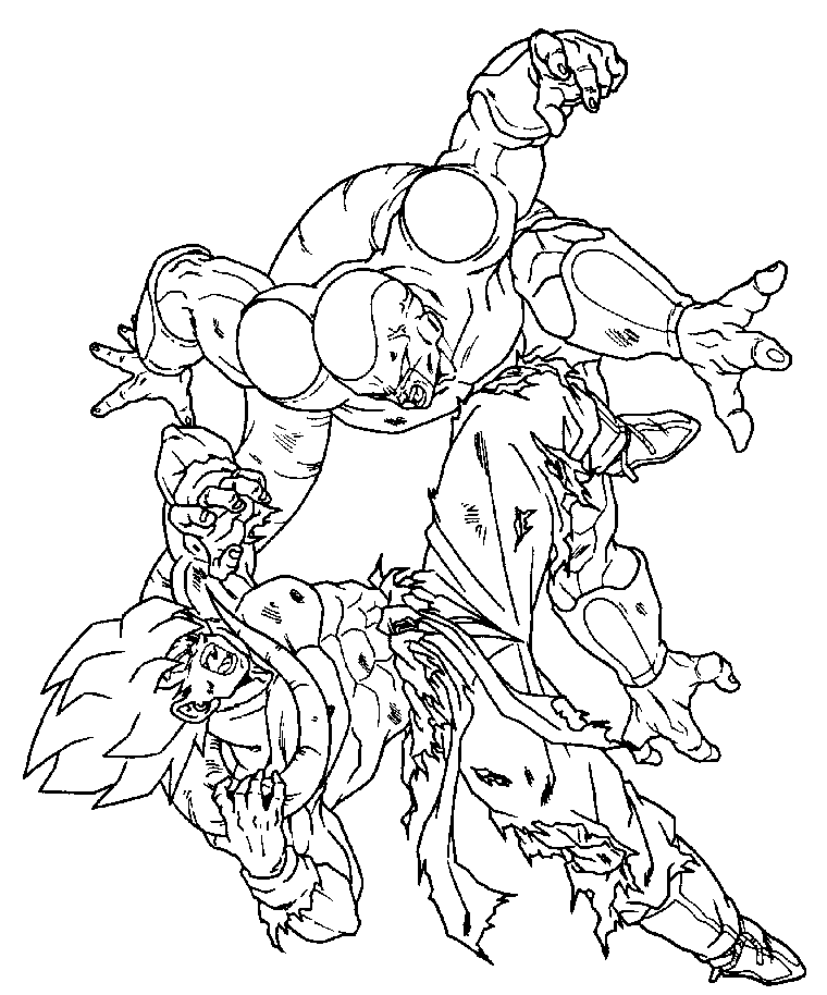 dbz coloring pages frieza - photo #8